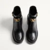 Vlogo Signature Beatle en cuir de veau 90 mm Vlogo Signature Beatle en cuir de veau 90 mm