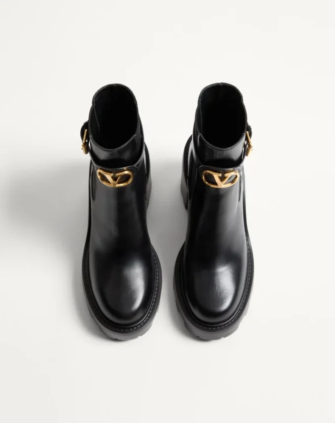 Vlogo Signature Beatle en cuir de veau 90 mm Vlogo Signature Beatle en cuir de veau 90 mm