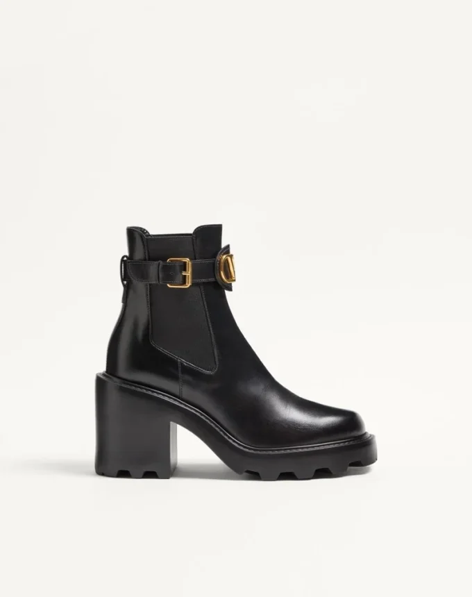Vlogo Signature Beatle en cuir de veau 90 mm Vlogo Signature Beatle en cuir de veau 90 mm