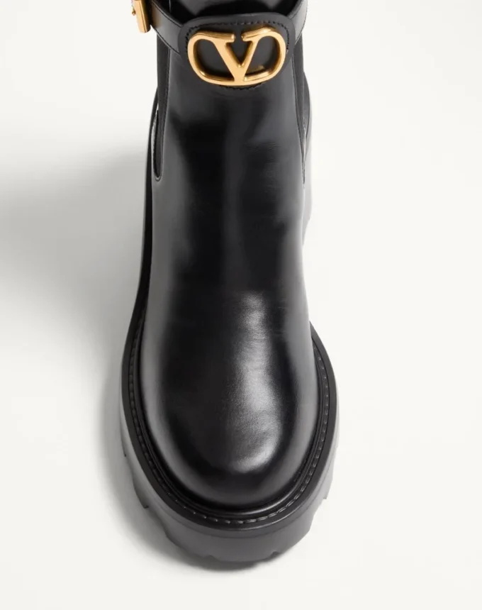 Vlogo Signature Beatle en cuir de veau 90 mm Vlogo Signature Beatle en cuir de veau 90 mm
