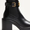 Vlogo Signature Beatle en cuir de veau 90 mm Vlogo Signature Beatle en cuir de veau 90 mm