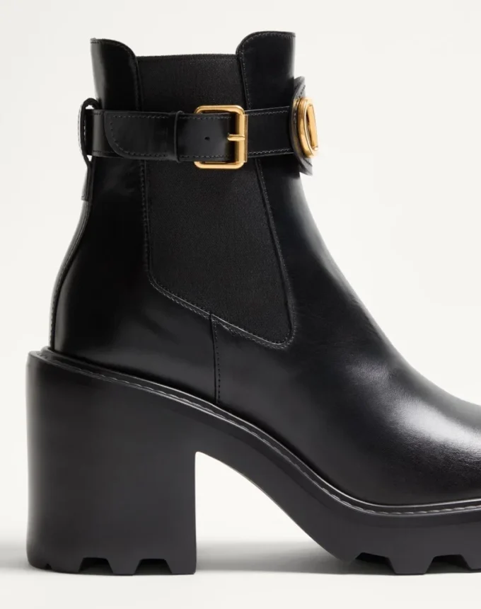 Vlogo Signature Beatle en cuir de veau 90 mm Vlogo Signature Beatle en cuir de veau 90 mm